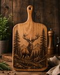The Stag | Custom Engraved Wooden Cutting Board